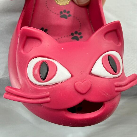 Mini Melissa Ultragirl II shoes 6 Cheshire Cat toddler youth slip on mary jane - Picture 6 of 8